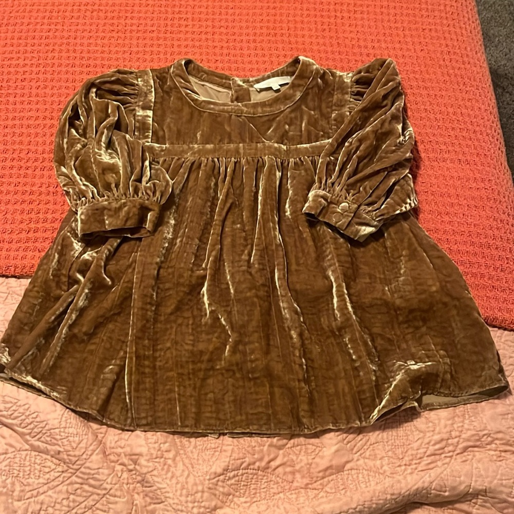 Velvet LoveShackFancy peplum top